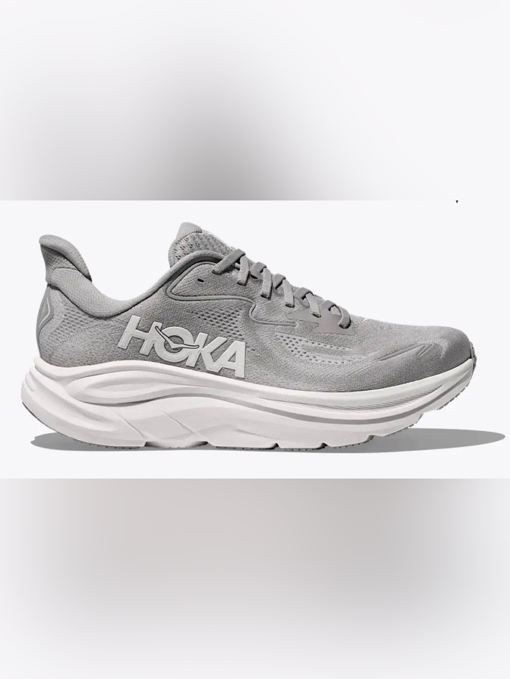 Hoka Clifton 10 Running Shoes – Women’s 7.5 W– Grey. With box
